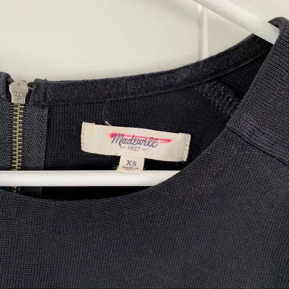 Madewell Structured Crop Top in Black - Picture 5 of 5
